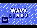 Create Wavy Line Animations in After Effects Easy Tutorial