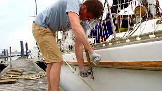 Installing External Chainplates | Sailing Wisdom [S6 Ep10]