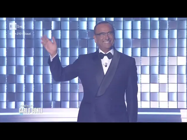 Sanremo 2026 - Carlo Conti apre il Festival con l'omaggio a Pippo Baudo