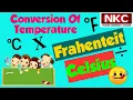 Conversion of Temperature Celsius and Fahrenheit Conversion Conversion Formula Easy Calculation