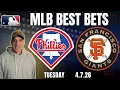 Phillies at Giants 26 MLB Best Bet - MLB Betting Picks Predictions Jason Sharpe DocSports