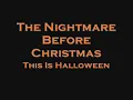 The Nightmare Before Christmas- This Is Halloween (lyrics)