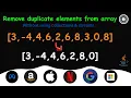 How Remove duplicates from the array without using collections streams using java