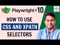 Playwright Tutorial - How to use CSS Selector and XPath Selector