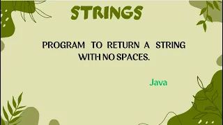 Java Program to Remove All Spaces from a String Mind Bender