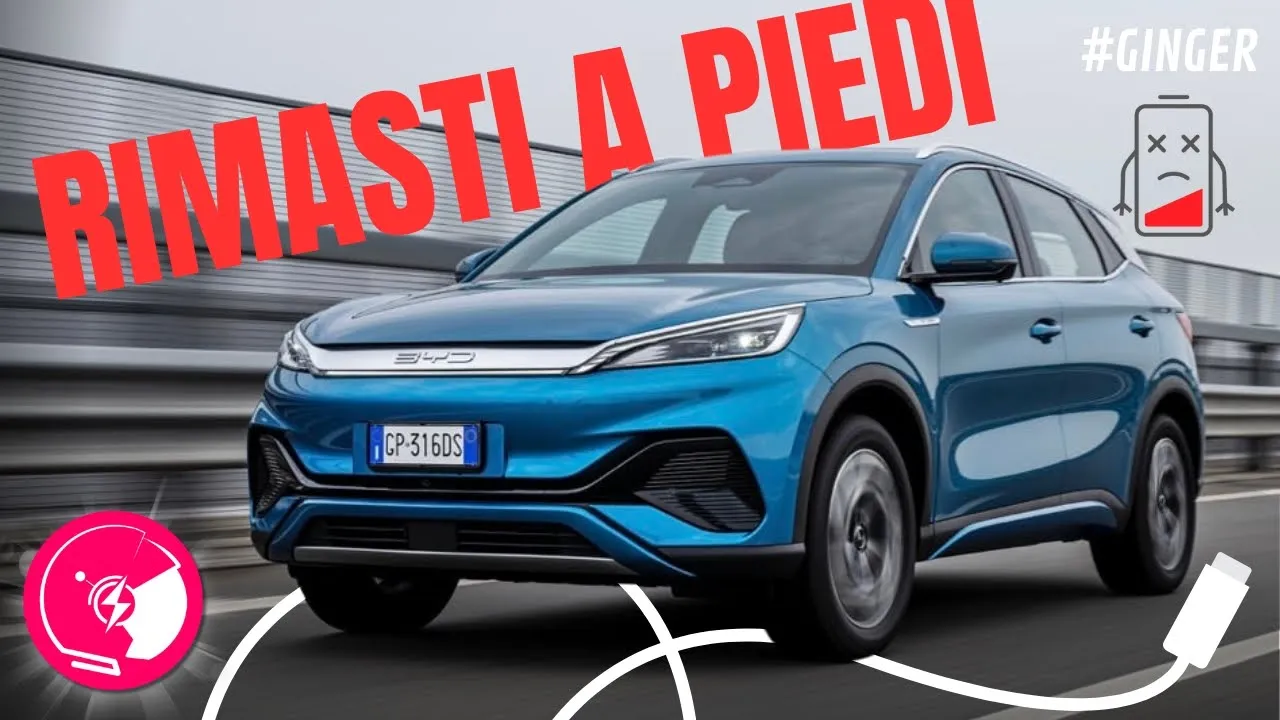 BYD Atto 3 fino allo 0%: 18,2 km oltre la stima e soccorso V2L