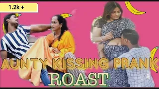 hot aunty kissing prank roast love jitu roast