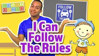 I Can Follow The Rules Learn The Rules Learning Song For Kids Preschool Kindergarten 