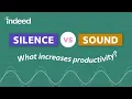 What to Listen to at Work to Increase Productivity What to Avoid Indeed Explains