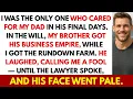 Download Lagu My Brother Laughed At My Inheritance β He Got The Business, I Got The Old Farm. Then The Lawyerβ¦ MP3