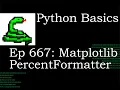 Python Basics Tutorial Matplotlib Perato Chart With PercentFormatter