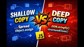Shallow Copy vs Deep Copy in JavaScript Spread Object assign StructuredClone Explained