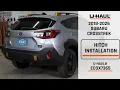 2018-2026 Subaru Crosstrek U-Haul Trailer Hitch Installation ECOX7365