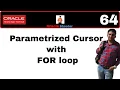 Apps Technical 64 Parametrized Cursor with For loop in plsql