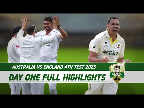 Video Thumbnail: Australia vs England 4th Test Day 1 Highlights | The Ashes 2025 | Aus vs Eng