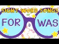 Mrs Kim s Sight Word Songs FOR and WAS FREE WORKSHEET