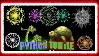 Python Turtle geometric shakllar Turtle kutubxonasi