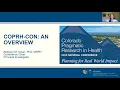 Colorado Pragmatic Research in Health Conference - Year 1 Overview 2020