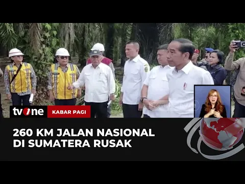 Presiden Jokowi Menyusuri Jalan Rusak Becek & Berlumpur di Sumatera Utara
