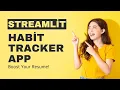 Create a Habit Tracker App with Python Streamlit Step-by-Step Tutorial for Beginners