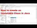 How to make Immutable Class in Java Java Interview Questions