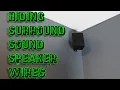 How To Hide Your Speaker Wires Through The Wall And Ceiling