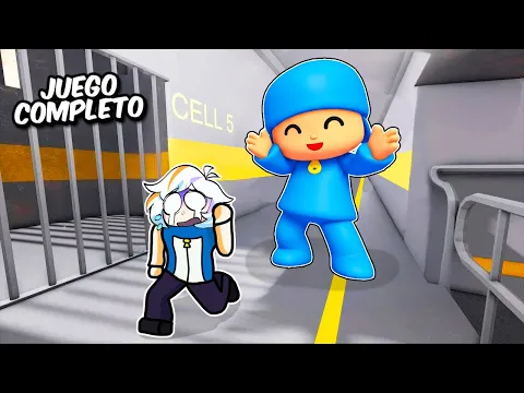 Video Thumbnail: ESCAPA DE LA PRISION DE POCOYO COMPLETO (BARRY'S PRISON RUN ROBLOX)