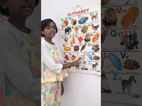 A for apple l अ से अनार | abcd I phonics song#shorts