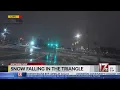 A look at road conditions across central NC at 5 30 a m