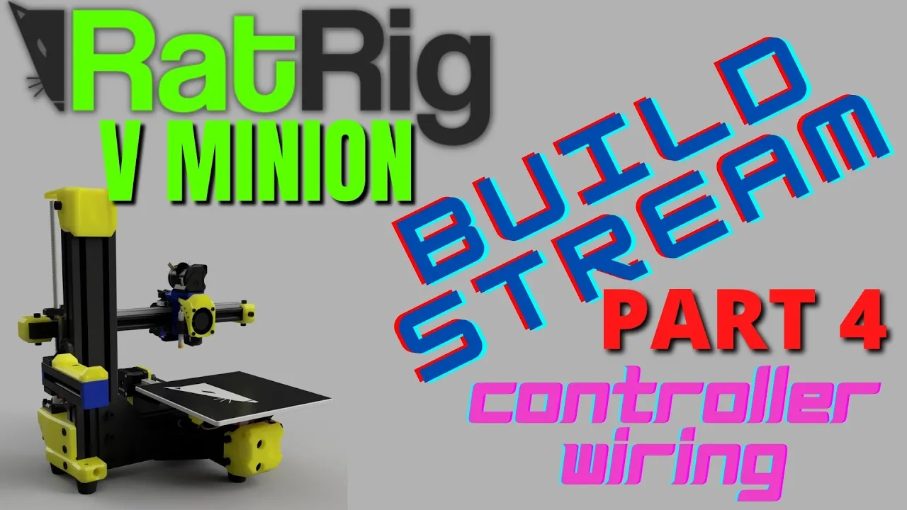 RATRIG V-MINION - LIVESTREAM BUILD -PART 4 - Controller Wiring