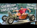 Supercharged 4 Cylinder Rat Rod Wheel Barrow Build