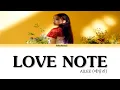 Download Lagu [가사] [Han, Rom, English Lyrics] AILEE (에일리) - 사랑 첫 느낌 (Love Note)