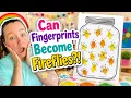 Can Fingerprints Become Fireflies Easy Preschool Fingerprint Craft