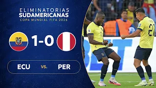 ecuador vs per 1 0 resumen eliminatorias sudamericanas fecha 8