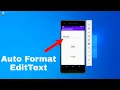 How to use Auto Format EditText Android Studio how to remove comma auto format EditText