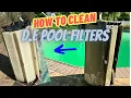 How To Clean D E Filter Step By Step