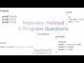 5 Basic c programming interview related questions printf declaration
