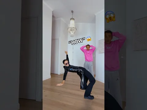 Jasmin is defying gravity… 😱 100K LIKES FOR THE BEHIND THE SCENES! 🎥 #shorts