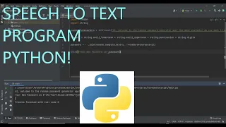 Best Speech To Text With Python Programming