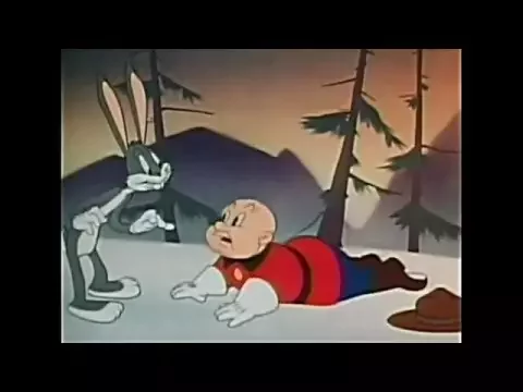 Download MP3 Bugs Bunny ft. Elmer Fudd - Fresh Hare (1942) Looney Tunes Classic Animated Cartoon