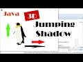 Java 3D How to Add a Fake Shadow to a Jumping Penguin Model with Source Code