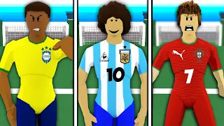 I Became the BEST Player from Every Decade in Realistic Street Soccer Roblox