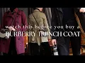 Burberry Trench Coat Buying Guide - Sizing Buying tips Flags Styling with Oleada Bags
