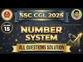 SSC CGL 2025 Maths Number System All Questions Solution Class 15 by Ram Raghuwanshi