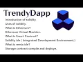 Introduction of solidity in Hindi ethereum evm contract remix ide Lec1