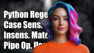 Python Regex Case Sensitive and Insensitive Matching with Pipe Operator