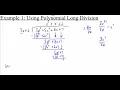 2 4 1 Long Division and the Division Algorithm