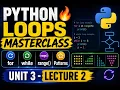Unit 3 Lecture 2 Python Loops range Nested Loops Pattern Printing LPU INT108