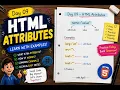 Learn HTML Attributes in Urdu href src lang More Complete Guide