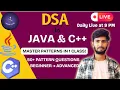 Day 4 Pattern Printing 50 Questions Beginner Advanced Live DSA in C Java by LogicnLearn